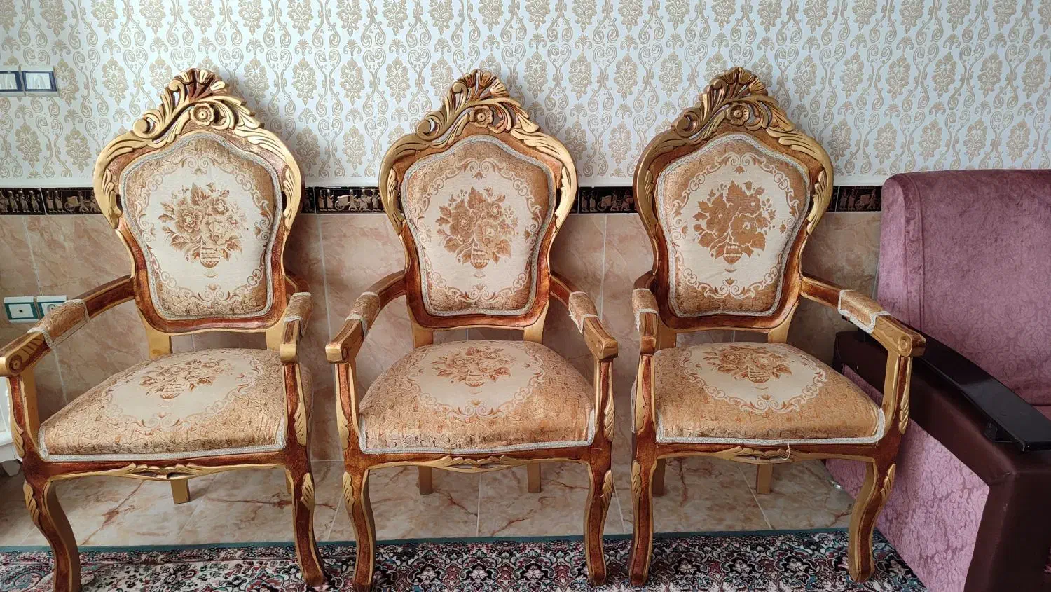 مبل سلطنتی-مبل راحتی|مبلمان خانگی و میز عسلی|سبزوار, توحیدشهر|دیوار