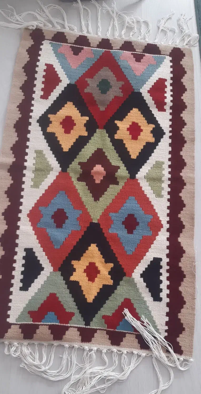 گلیم دست بافت نو و آکبند|گلیم، جاجیم، گبه|اردبیل, |دیوار