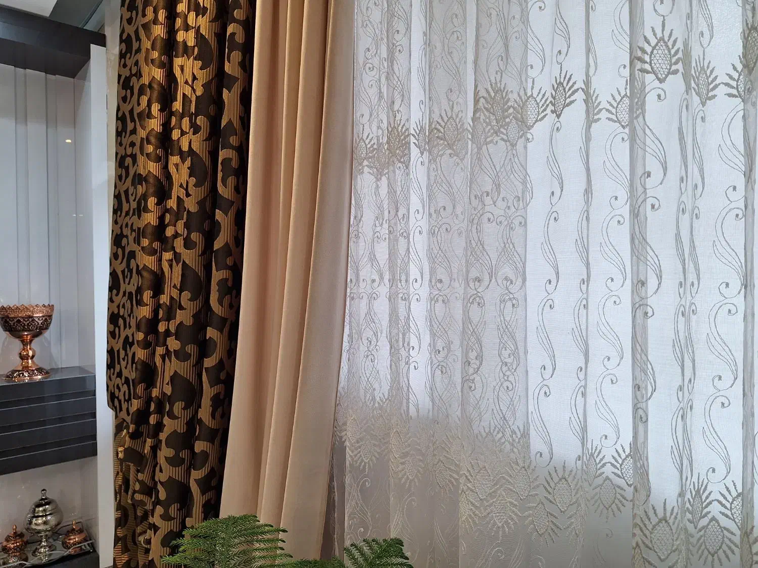 شال پرده|پرده، رانر، رومیزی|خوی, |دیوار