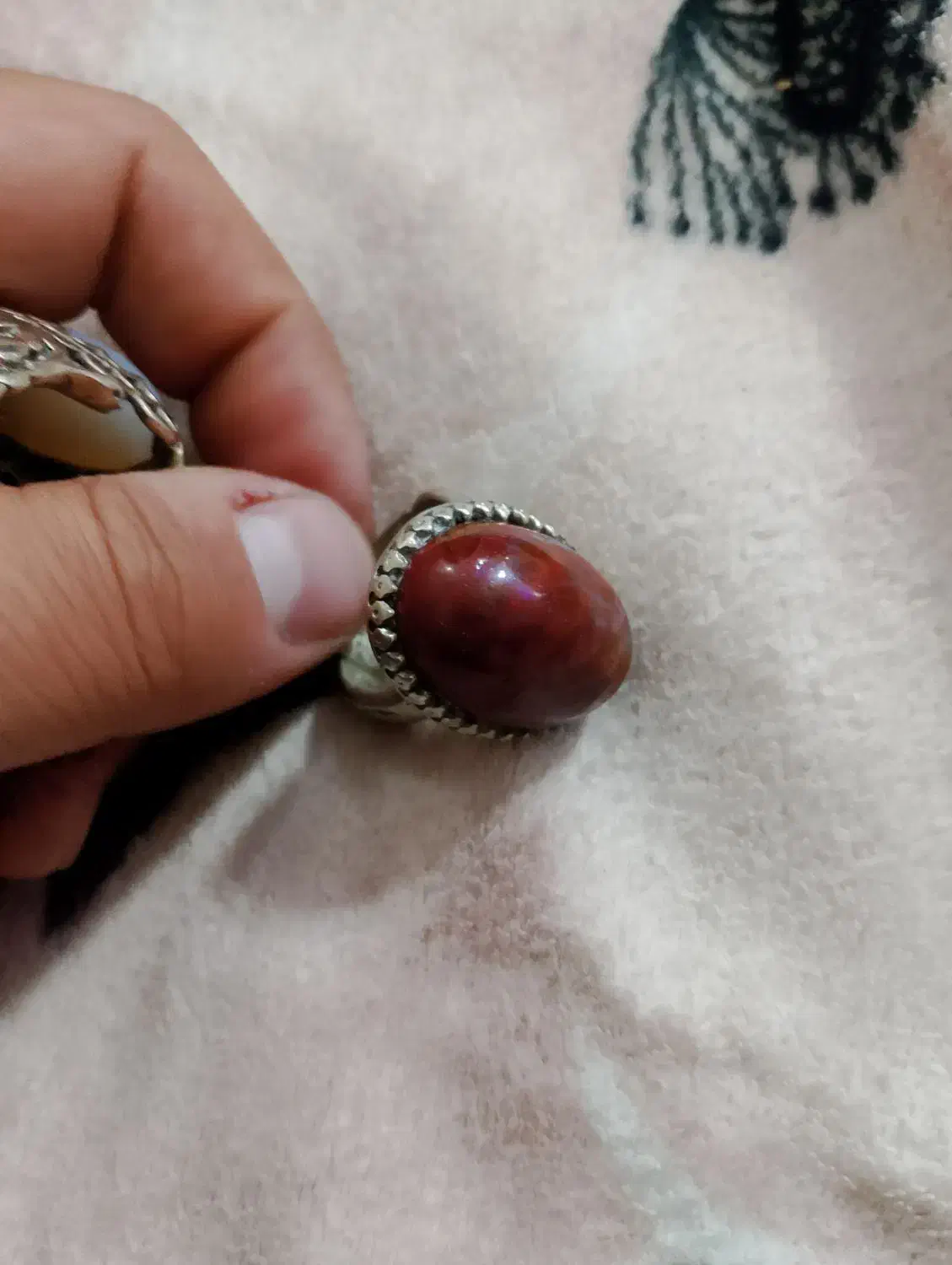 پنج عدد انگشتر نقره طاها مال پدر پدر بزرگم هست|جواهرات|ارومیه, |دیوار