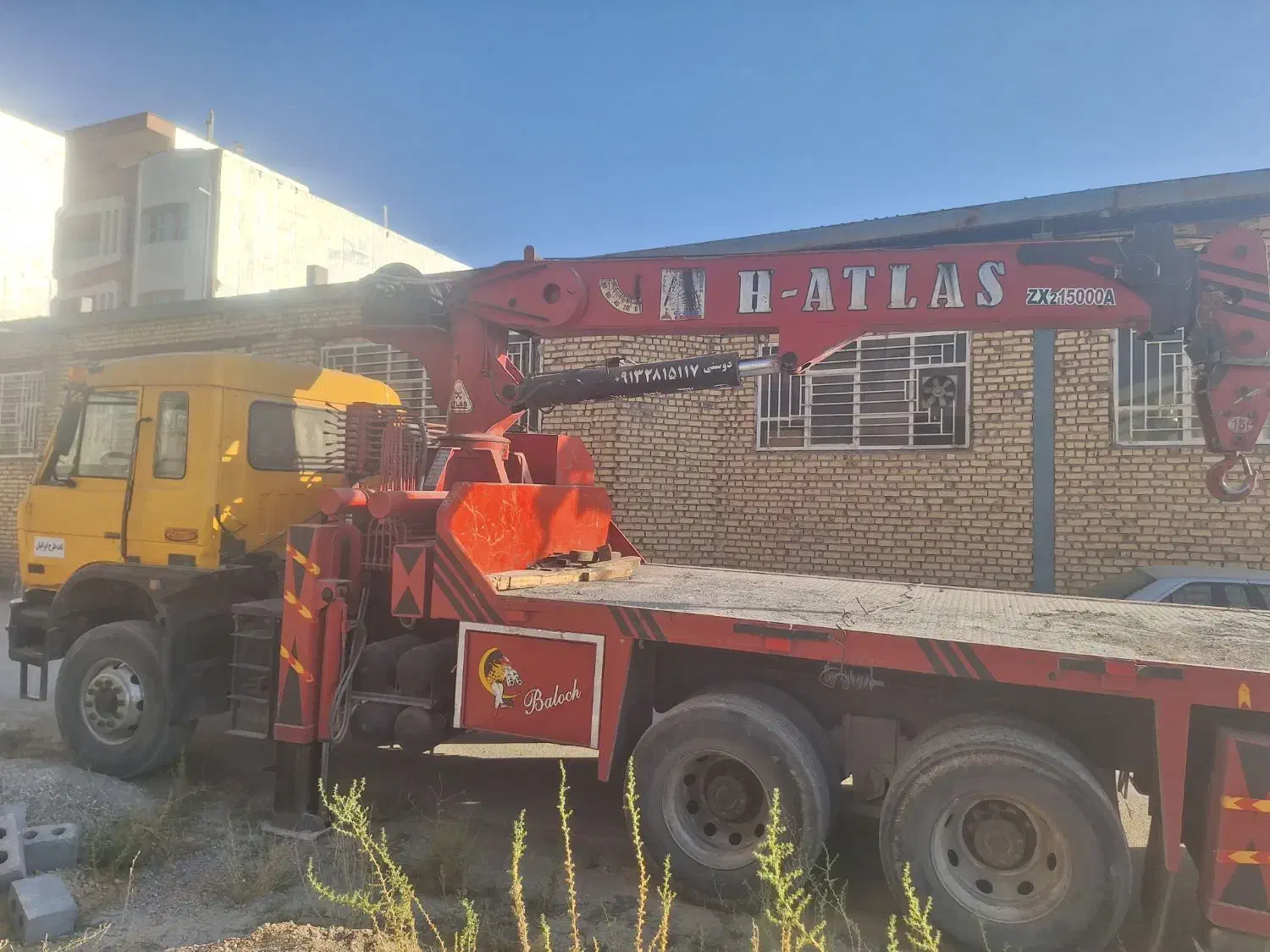 جرثقیل کفی ۱۰ تن مدل ۱۳۸۴|خودرو سنگین|مبارکه, |دیوار