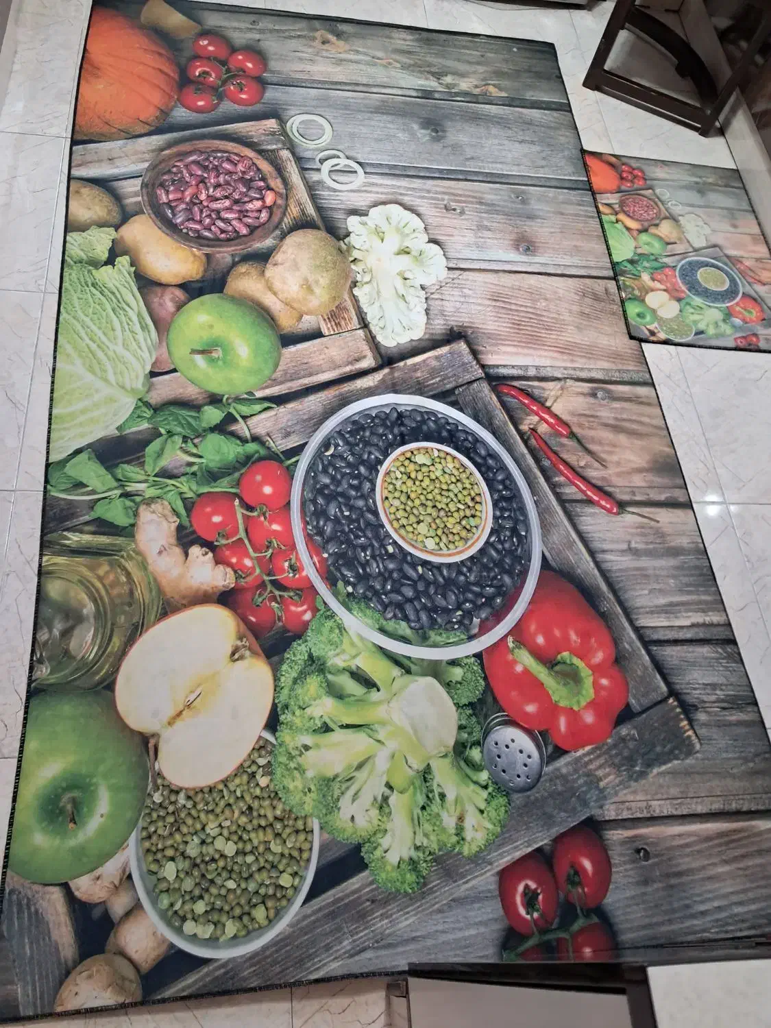 فرشینه پشت چرم|گلیم، جاجیم، گبه|خشکبیجار, |دیوار