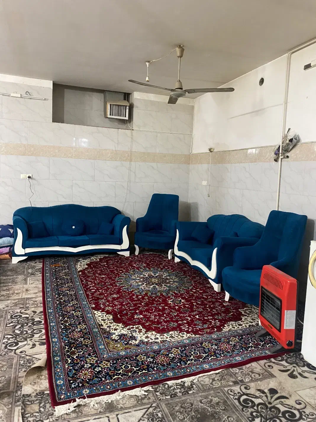 مبلمان ۷نفره|مبلمان خانگی و میز عسلی|قم, محمد آباد|دیوار