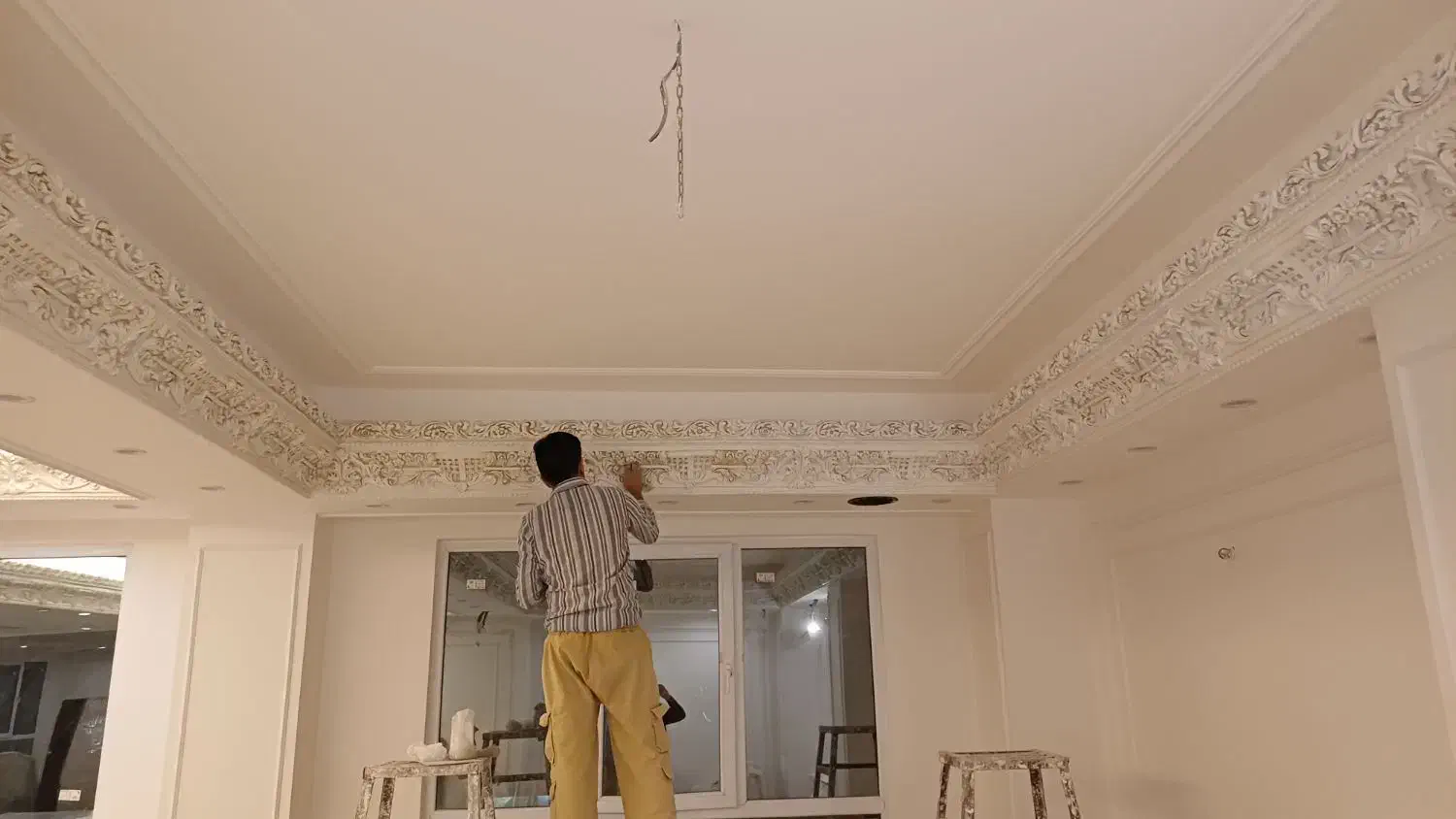 نقاشی ساختمان کل کرج|خدمات پیشه و مهارت|کرج, دهقان ویلا|دیوار