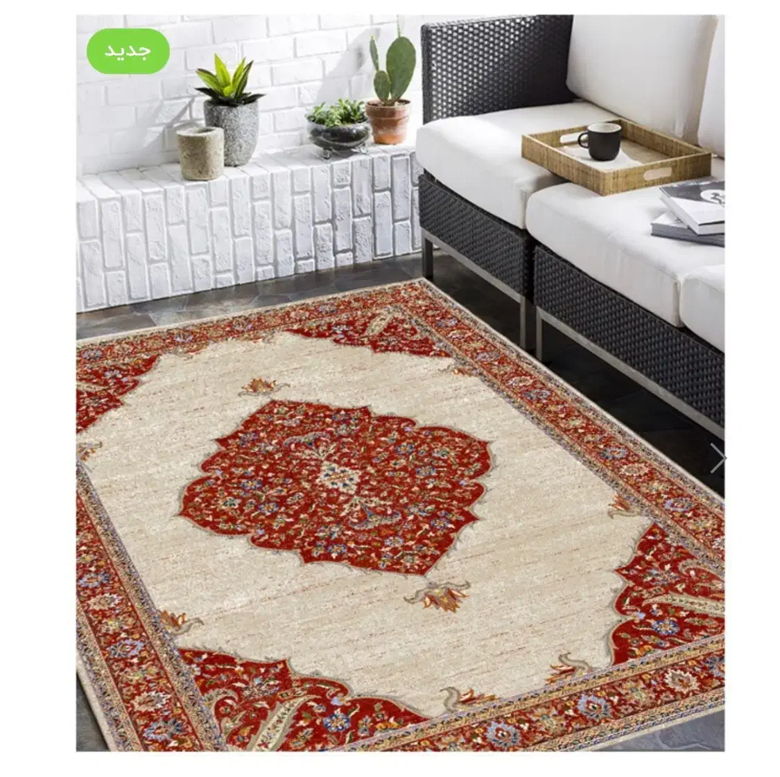 فرش مرینوس کلکسیون بهارستان طرح دیار کد 601162|فرش|جاجرود, |دیوار