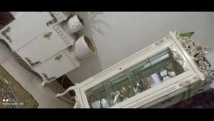 بوفه وجاکفشی ست سفیددرحدخشک مخصوص جهیزیه عروس|بوفه، ویترین، کنسول|زابل, |دیوار