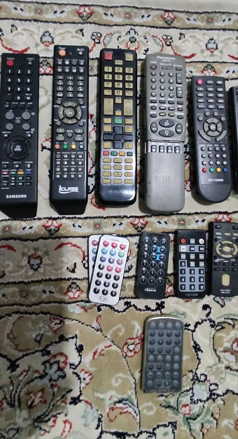 کنترل ریموتLCD تلویزیون گیرنده ویدیو کولر ضبط پلیر|صوتی و تصویری|تهران, سردارجنگل|دیوار