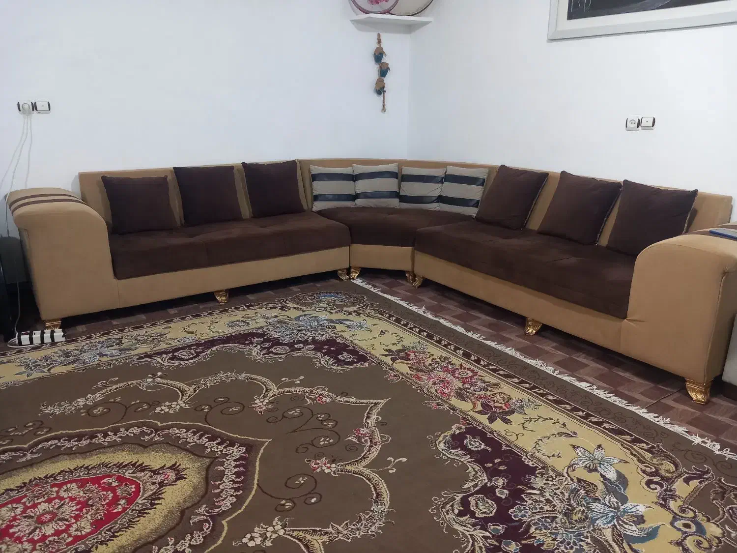 مبل ال 7 نفره عروسک|مبلمان خانگی و میز عسلی|نکا, |دیوار