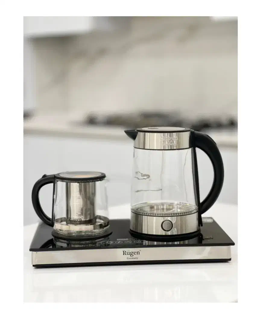 چای ساز کنار همی روگن آلمان|سماور، چای‌ساز، قهوه‌ساز|مهاجران, |دیوار