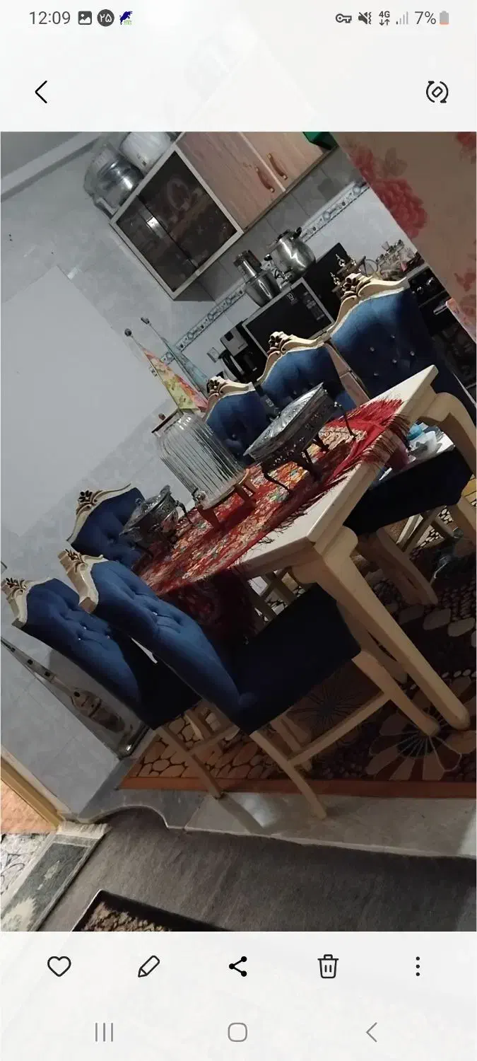 ۲۰۰|میز و صندلی غذاخوری|تالش, هشتپر|دیوار