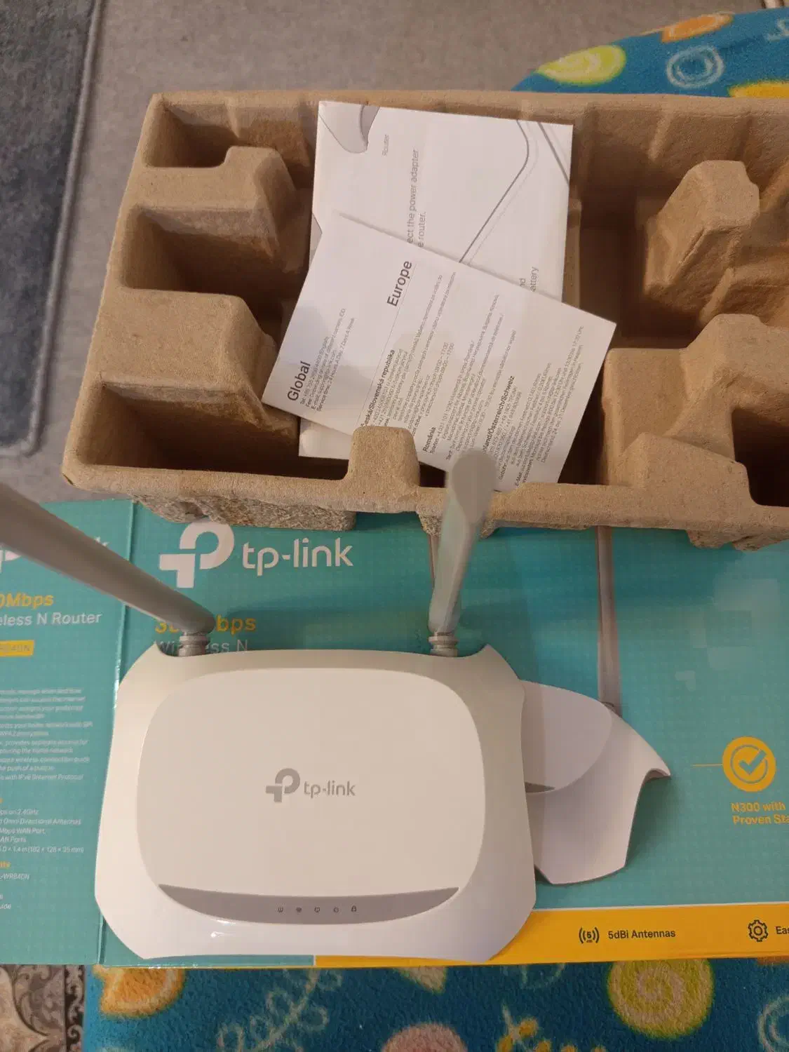 مودم تی پی لینک دو آنتنه نو1300|مودم و تجهیزات شبکه|باقرشهر, |دیوار