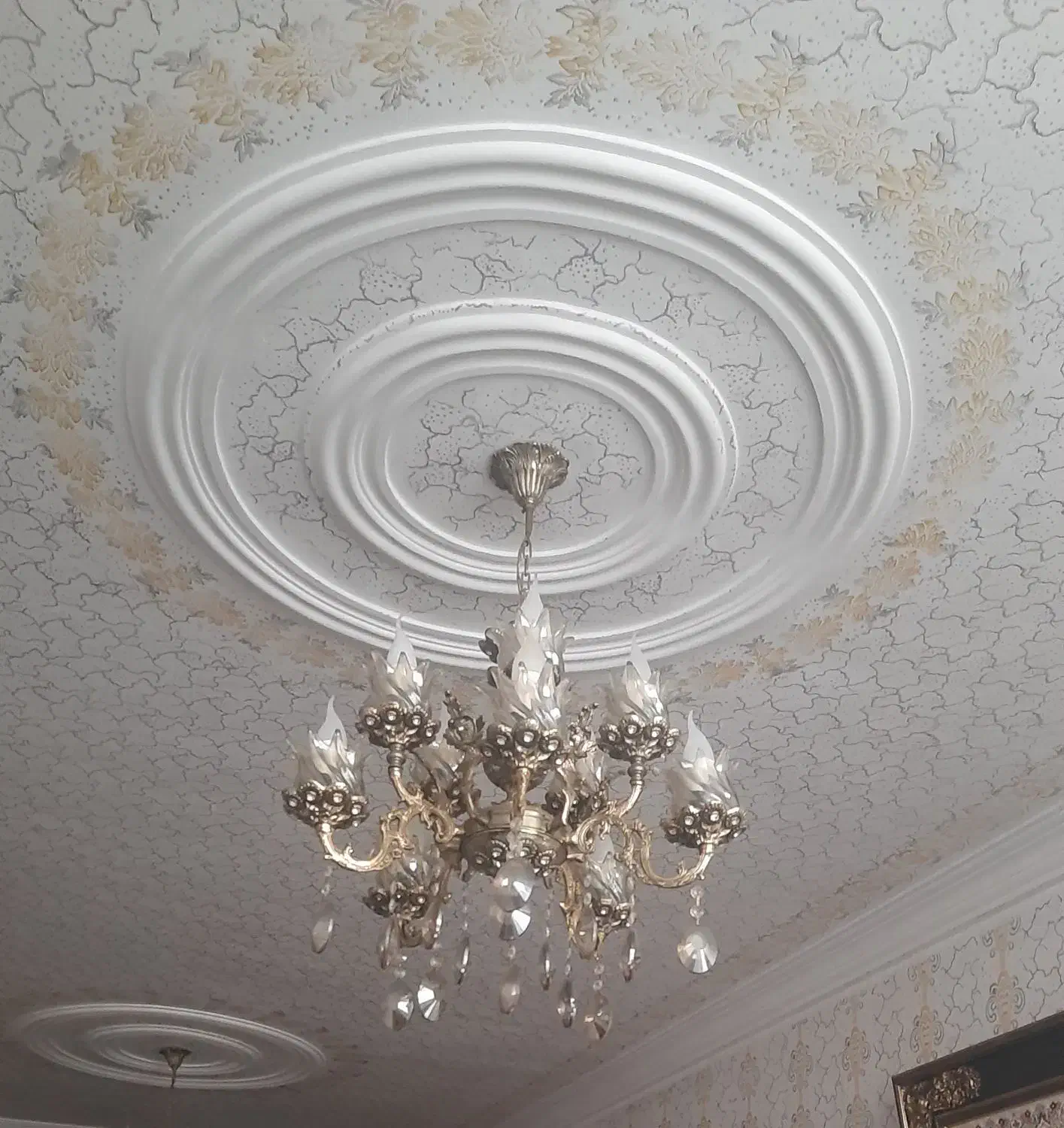 لوستر برنز|لوستر و چراغ آویز|تبریز, |دیوار