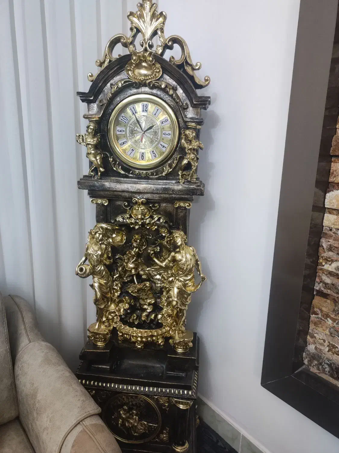 ساعت ایستاده آبنماپلی استر درحدنو|ساعت دیواری و تزئینی|بیرجند, |دیوار