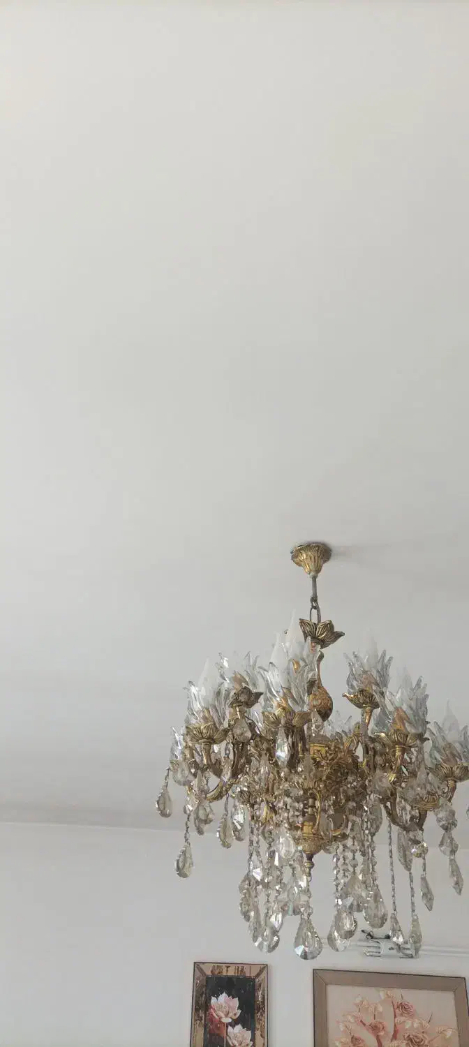 لوستر برنجی|لوستر و چراغ آویز|اسلام‌شهر, شهرک سالور|دیوار