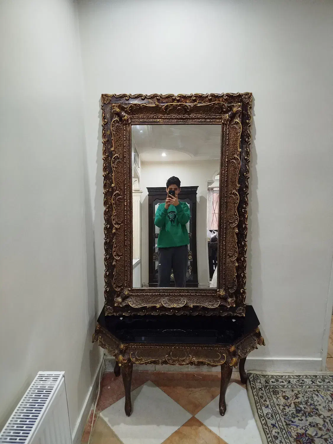 آینه کنسول|بوفه، ویترین، کنسول|تهران, سازمان برنامه شمالی|دیوار