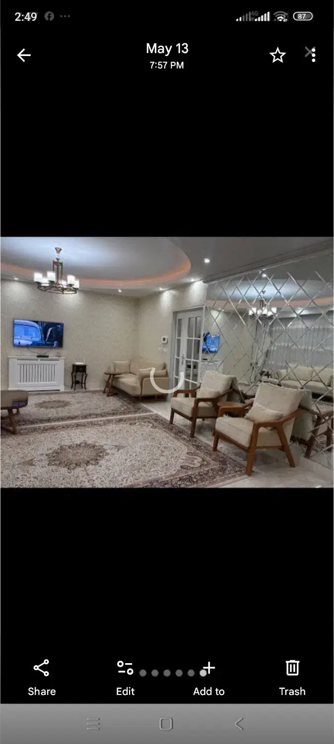 لوستر شش شاخه ی آنتیک|لوستر و چراغ آویز|سنندج, |دیوار