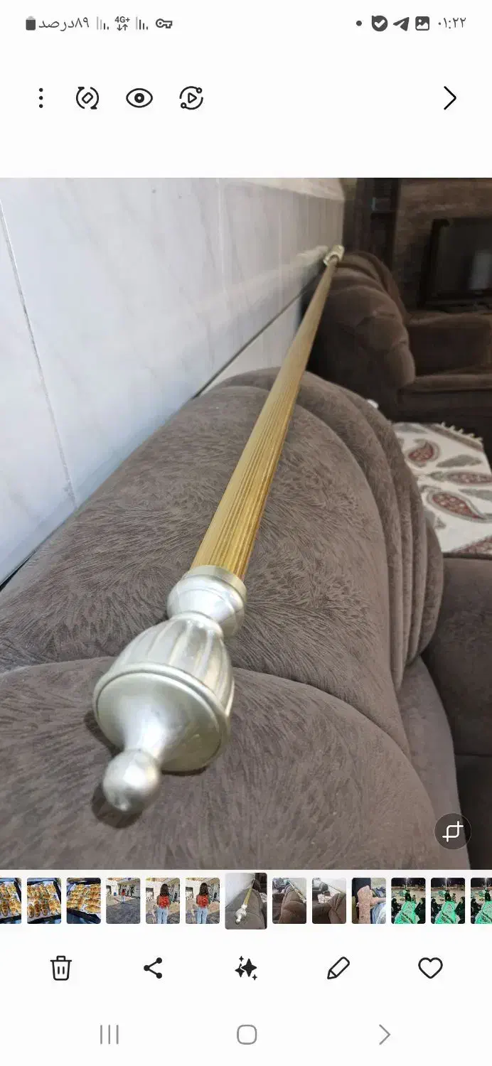 فروش میله پرده ۳متری|پرده، رانر، رومیزی|امیدیه, |دیوار