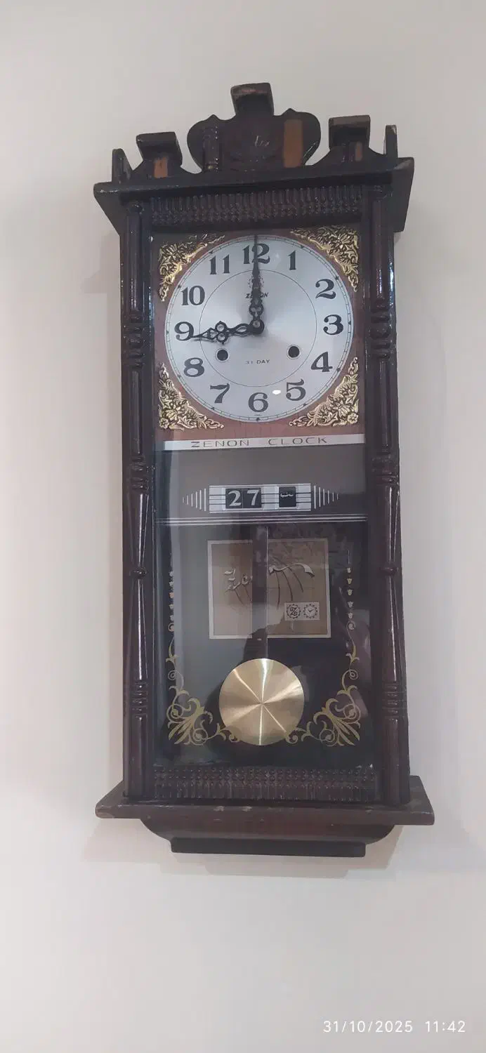 ساعت کوکی زنگ دارعتیقه|کلکسیون اشیاء عتیقه|خاوران, |دیوار