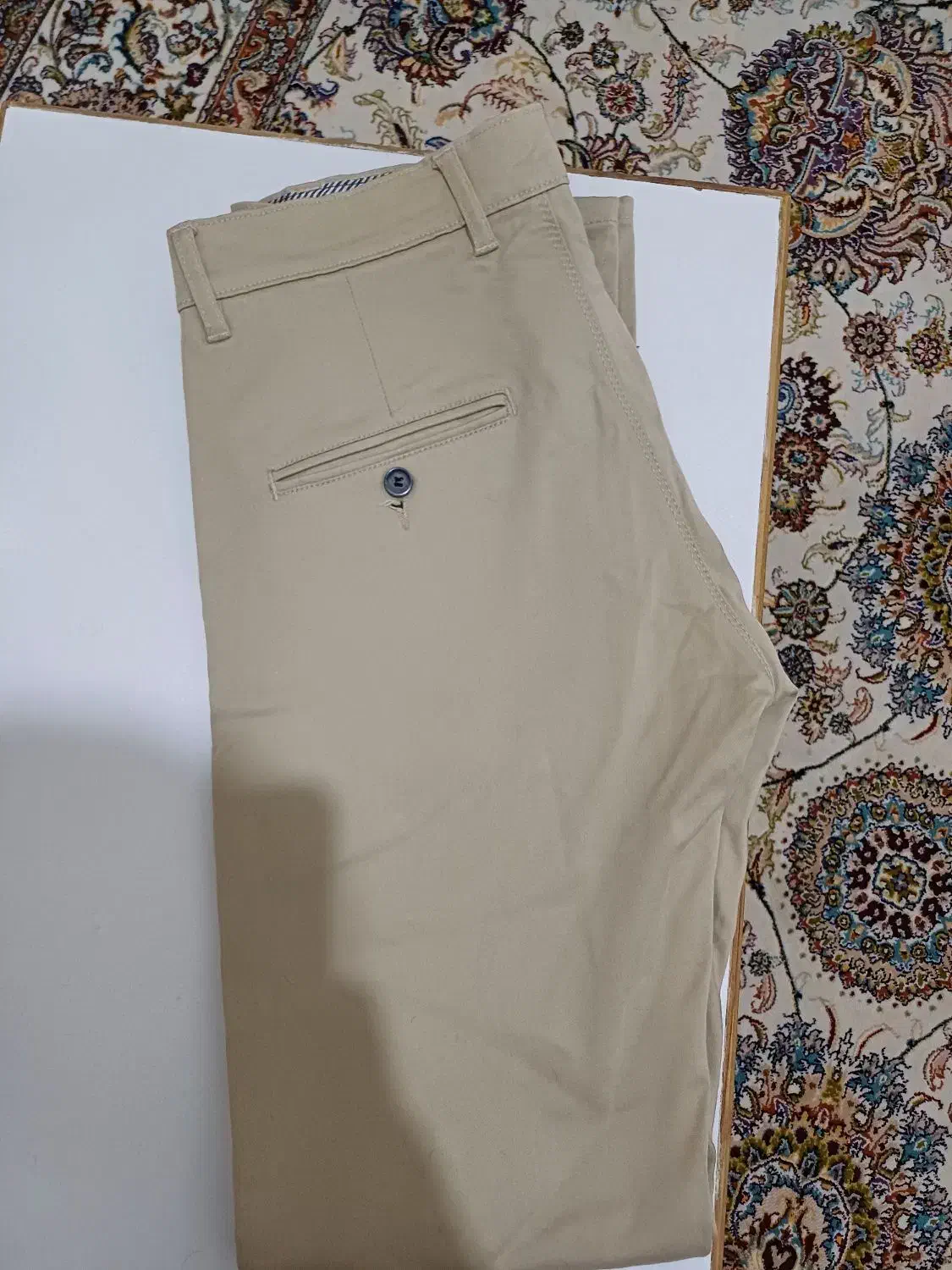 شلوار کتان کرمی با کیفیت سایز ۳۲|لباس|اردبیل, |دیوار