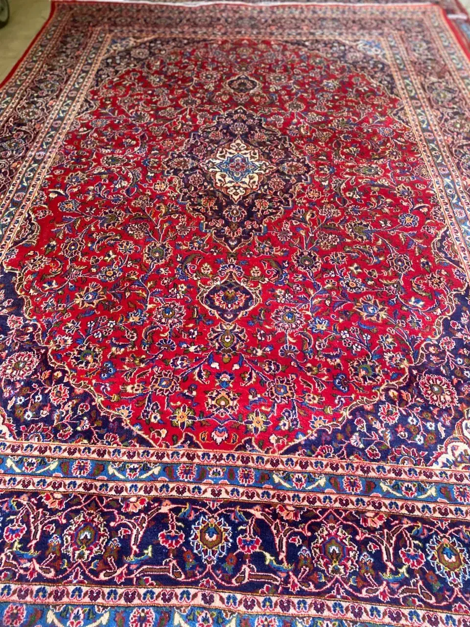 فرش دسبافت دست دوم در حدنو در نقش و رنگ عالی|فرش|کاشان, فاز ۱ ناجی آباد|دیوار