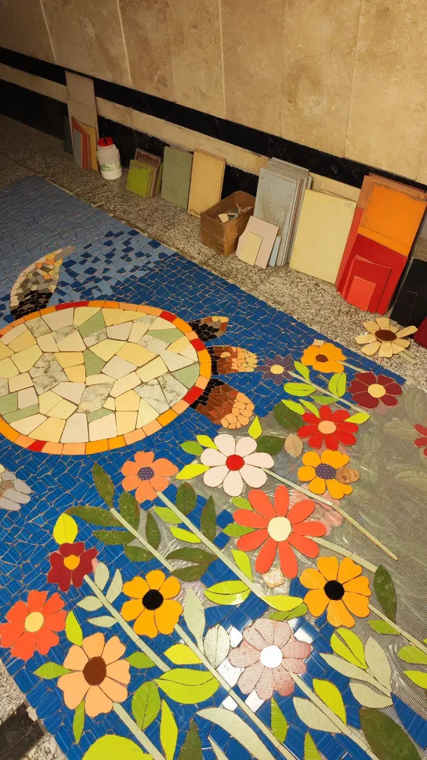 قبول پروژه های موزائیک دیواری کاشی شکسته|خدمات پیشه و مهارت|تهران, بهار|دیوار