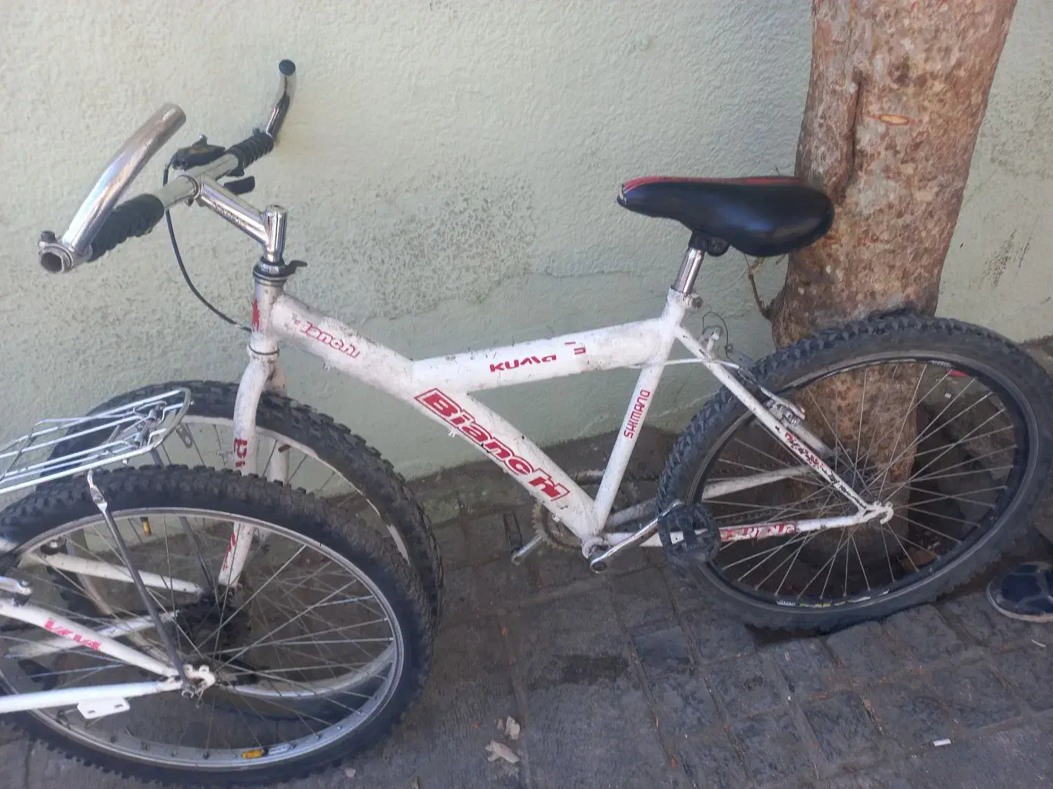 دو عدد دوچرخه سفید سایز ۲۶ سالم با متعلقات|دوچرخه، اسکیت، اسکوتر|رباط‌کریم, رباط‌کریم|دیوار