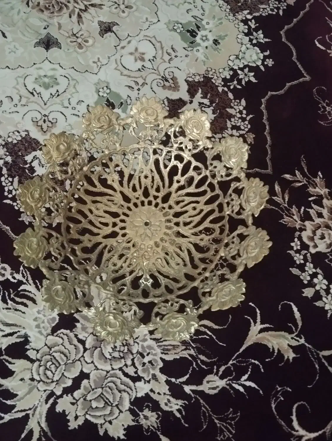 جا میوهای برنجی نو بدون هیچ خط وخشی|ظروف سرو و پذیرایی|قم, علی آباد سعدگان|دیوار