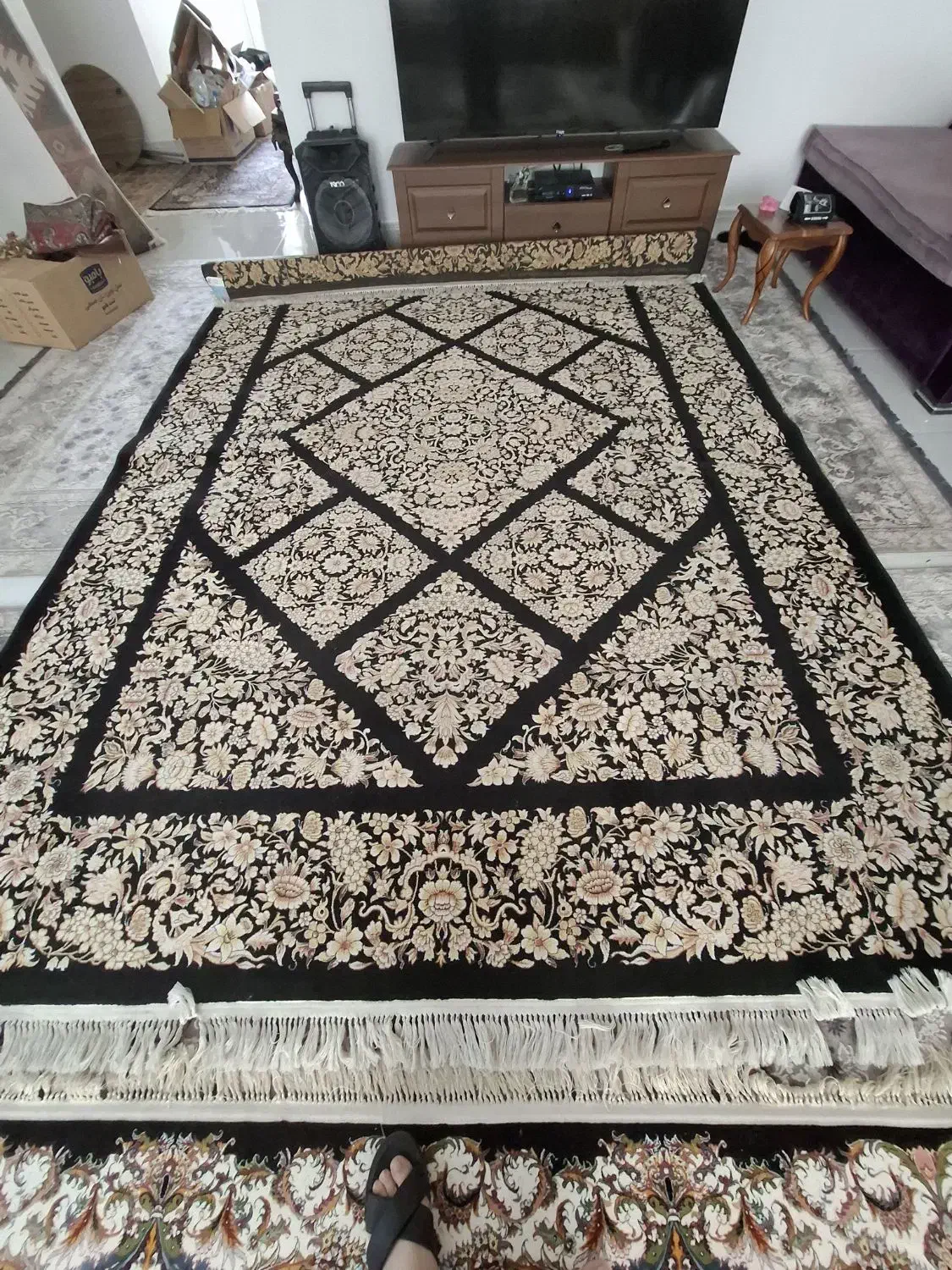 فرش ۹ متری|فرش|ابهر, |دیوار