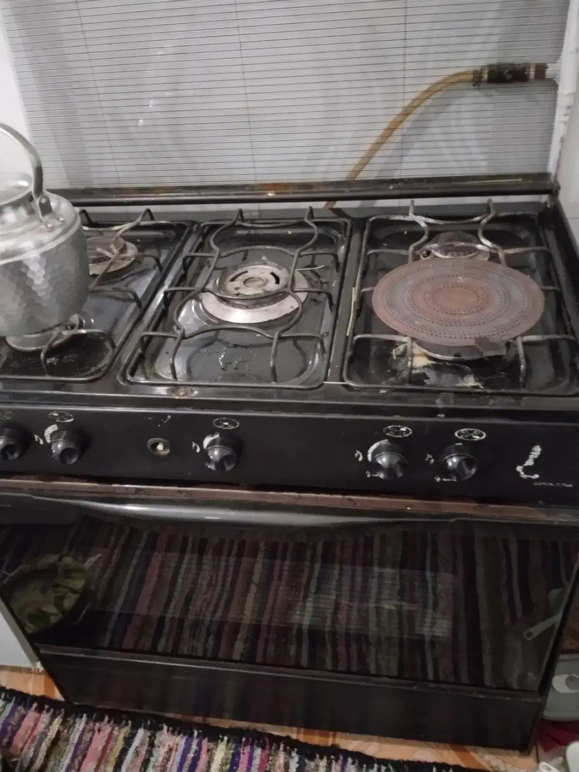 گاز پنج شعله ساده|اجاق گاز و لوازم برقی پخت‌وپز|نیشابور, ده حلاج|دیوار