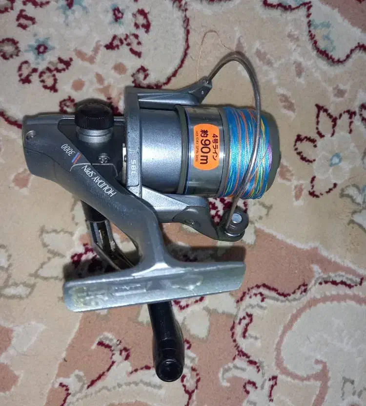 چوب و چرخ اسپین و ۳۷ عدد طعمه اسپین|ماهیگیری|اهواز, فاز ۱ پادادشهر|دیوار