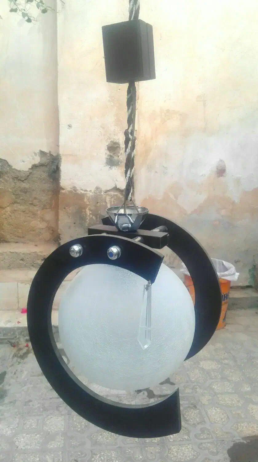 لوستر فانتزی « جدید، زیبا »|لوستر و چراغ آویز|شیراز, فخرآباد (دروازه کازرون)|دیوار