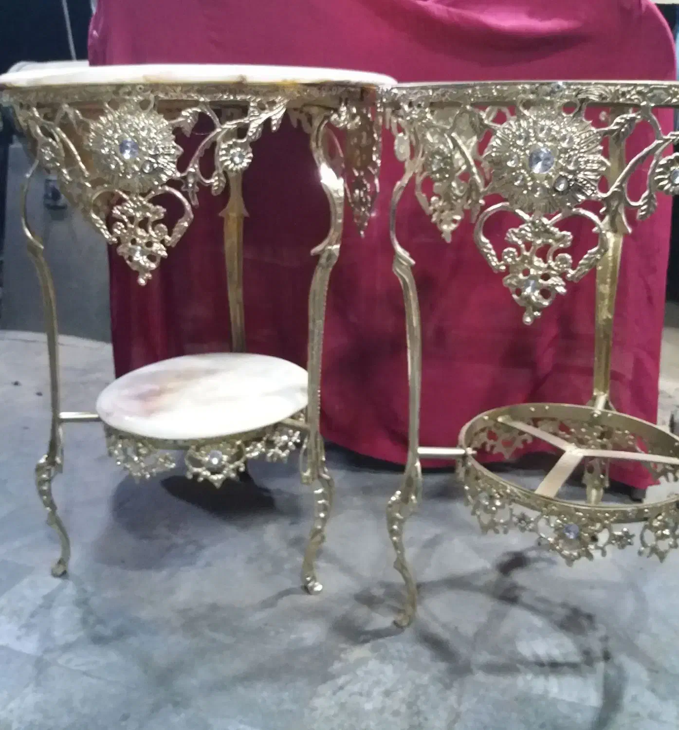 میز گرد برنز ۵۰|میز تلفن|تبریز, |دیوار