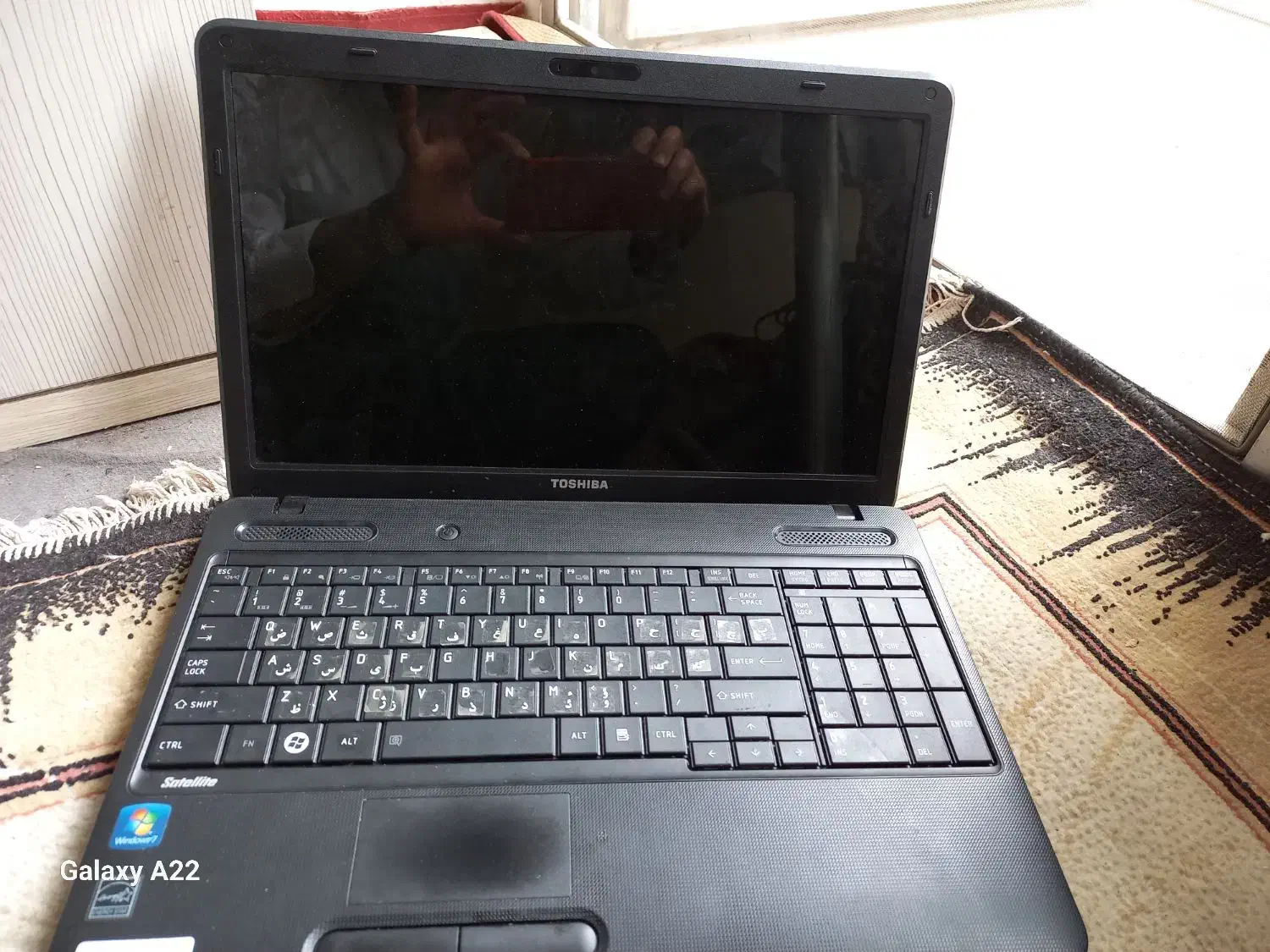 لپ تاپ Toshiba نو باتری شارژر سالم|رایانه همراه|تهران, نیروی دریایی|دیوار