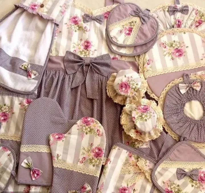 دوخت سرویس دمکنی|سفره، حوله، دستمال آشپزخانه|نیشابور, شهرک قدس|دیوار