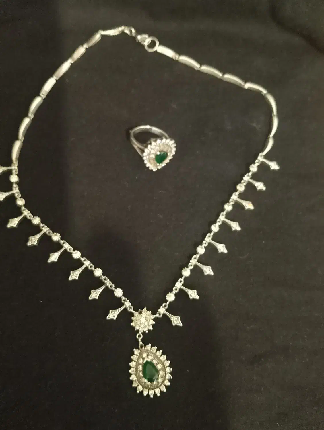 نیم ست نقره|جواهرات|کرمانشاه, |دیوار