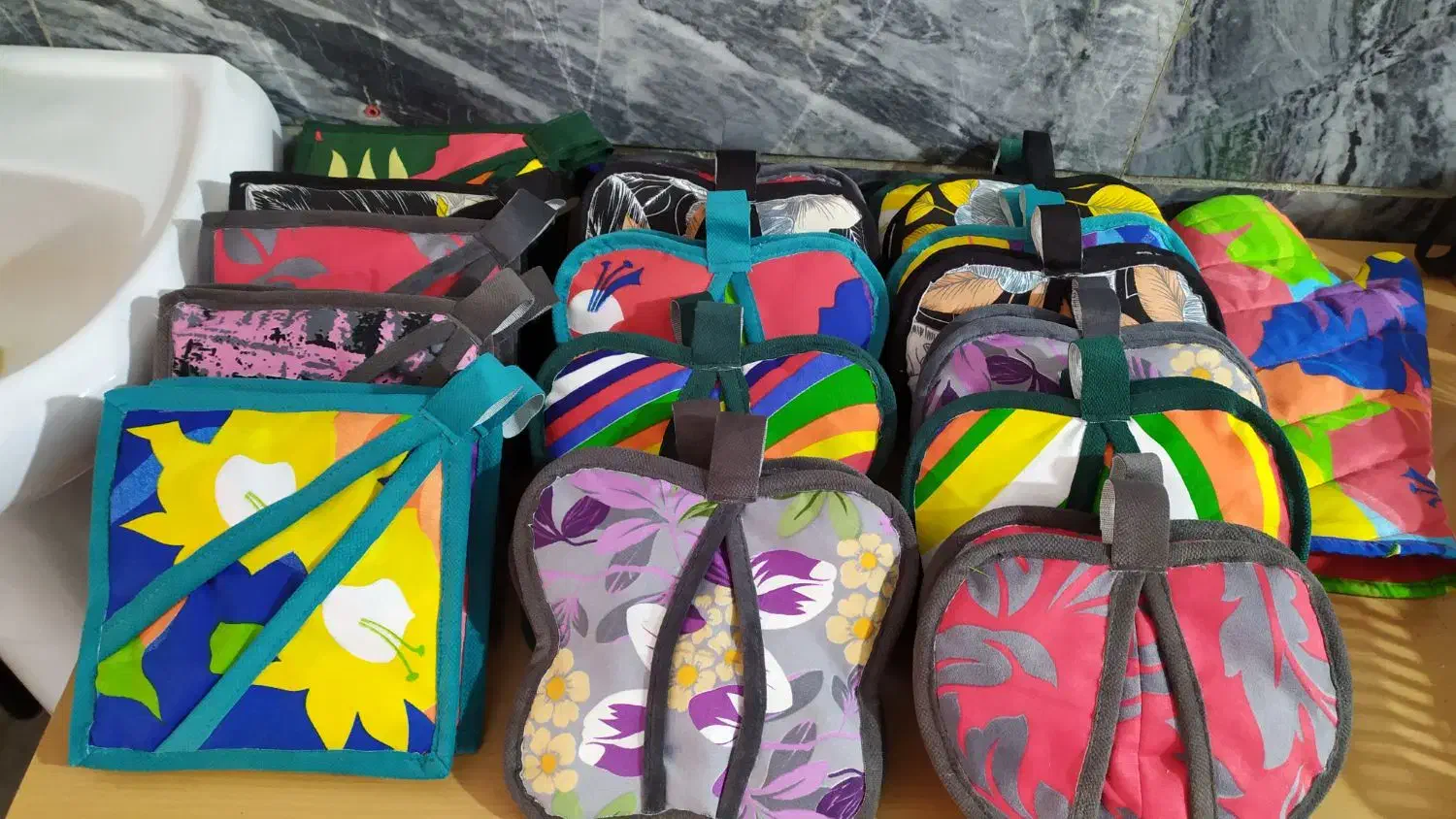 سرویس آشپزخانه|سفره، حوله، دستمال آشپزخانه|کرمانشاه, |دیوار