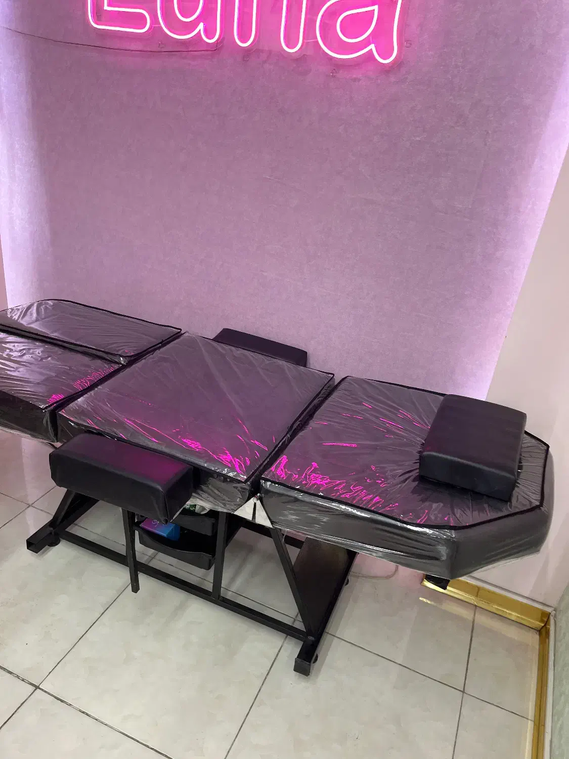 تخت تاشو تاتو،مژه،ماساژ|آرایشی، بهداشتی، درمانی|اسلامشهر, باغ فیض|دیوار