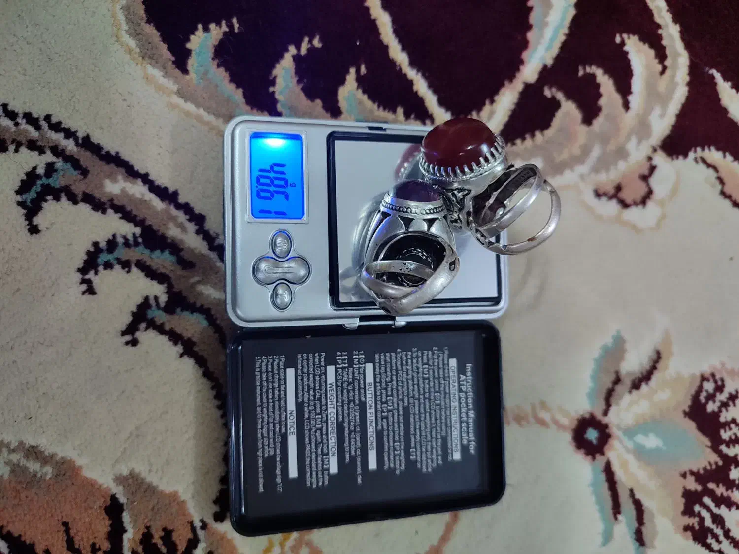 انگشتر نقره|جواهرات|مشهد, کشف|دیوار