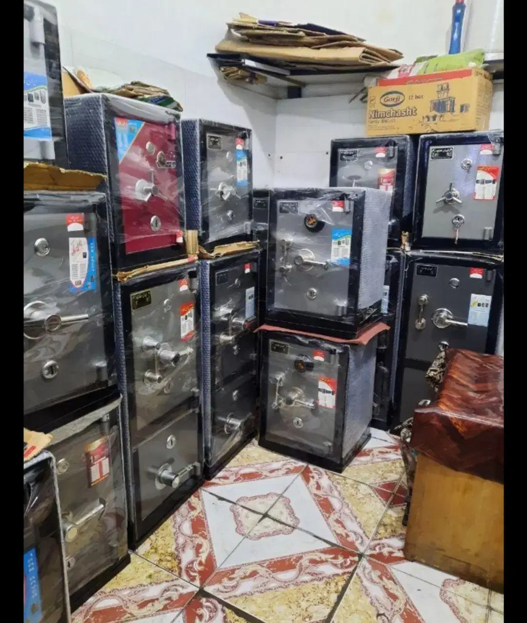 گاوصندوق دو طبقه و یه طبقه شرکتی 1990|ابزارآلات|گرگان, |دیوار