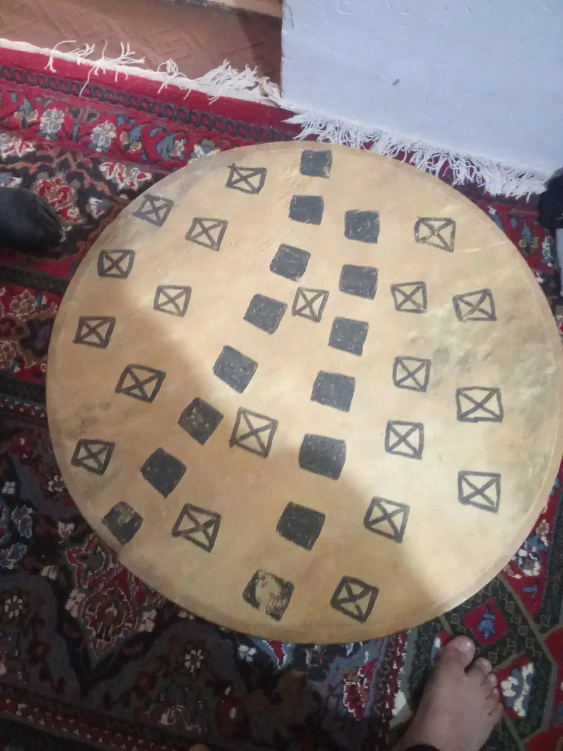 تنبک|سازهای سنتی|نیشابور, شهرک زرگران|دیوار