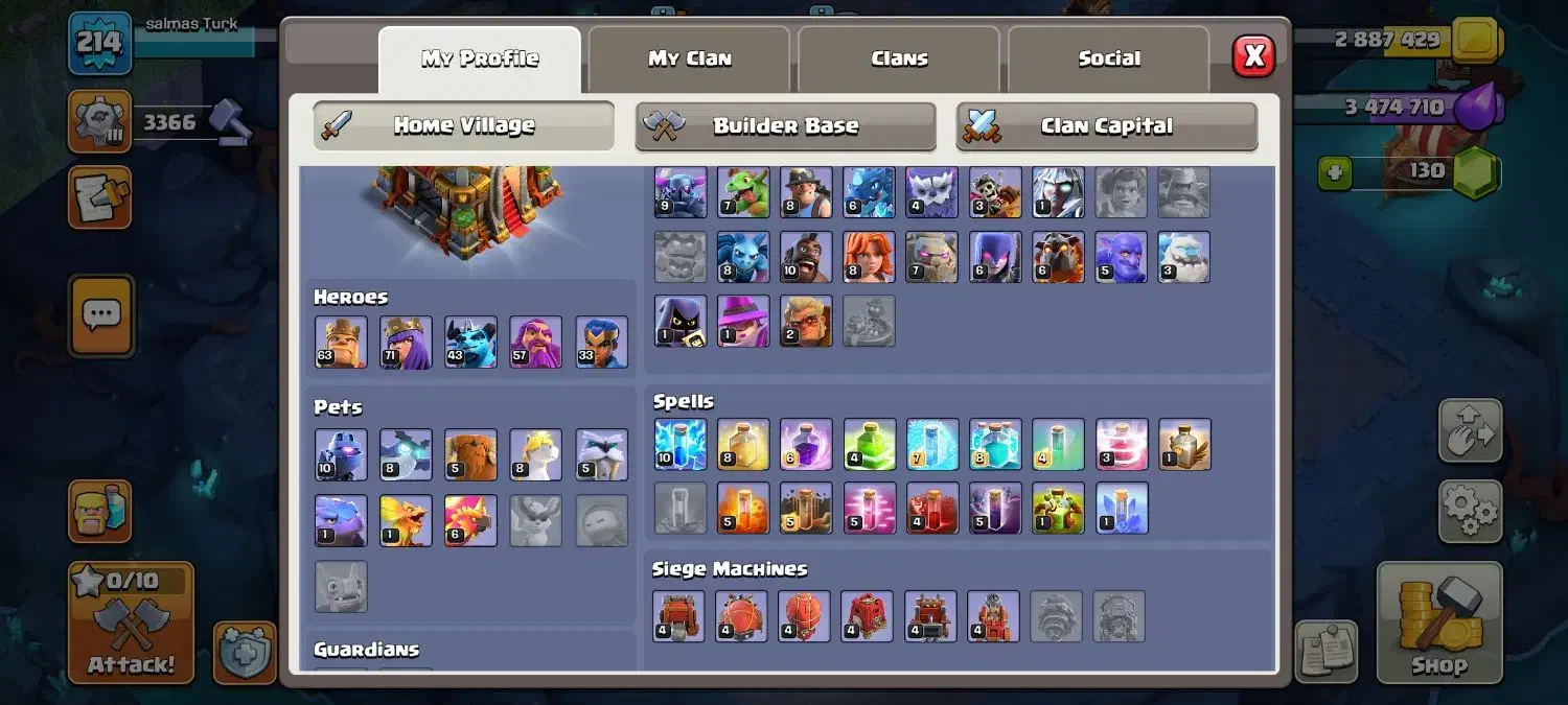 اکانت کلش آف کلنز|کنسول، بازی ویدئویی و آنلاین|سلماس, |دیوار