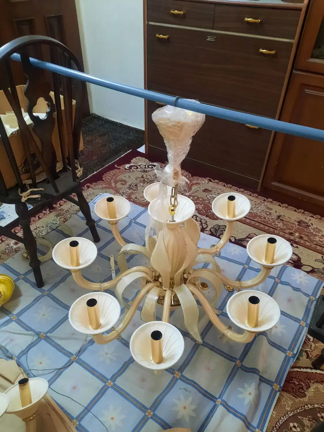 لوستر  ۳ عدد|لوستر و چراغ آویز|تهران, ارامنه|دیوار