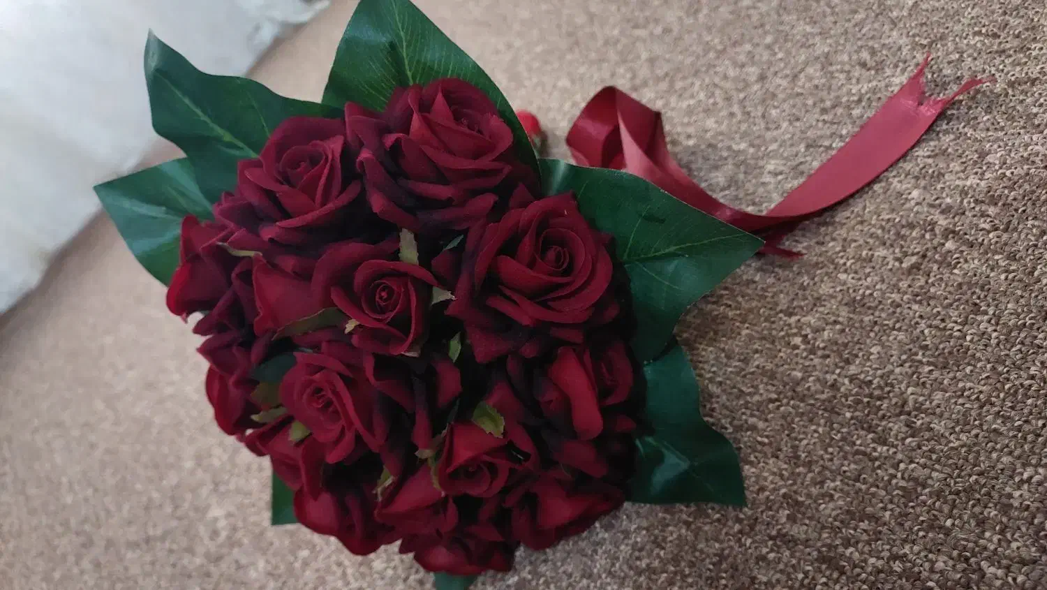 دسته گل عقد و عروسی|گل مصنوعی|شیراز, زرهی|دیوار