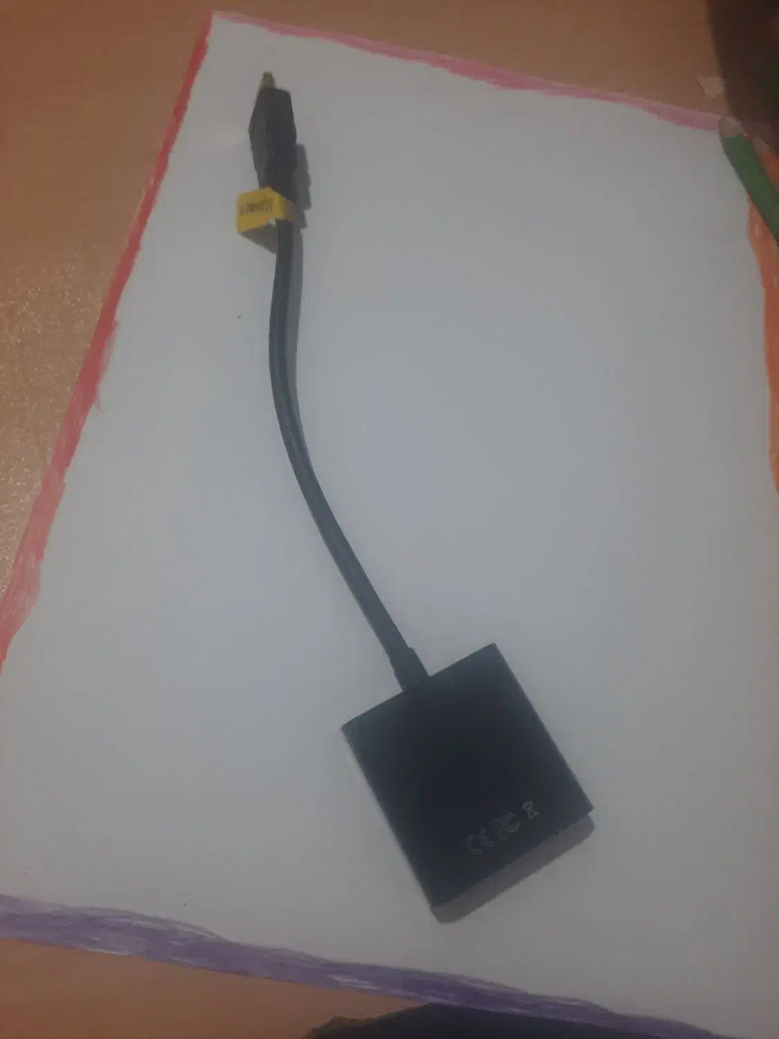 تبدیل کابل VGA به HDMI|قطعات و لوازم جانبی رایانه|خوی, |دیوار