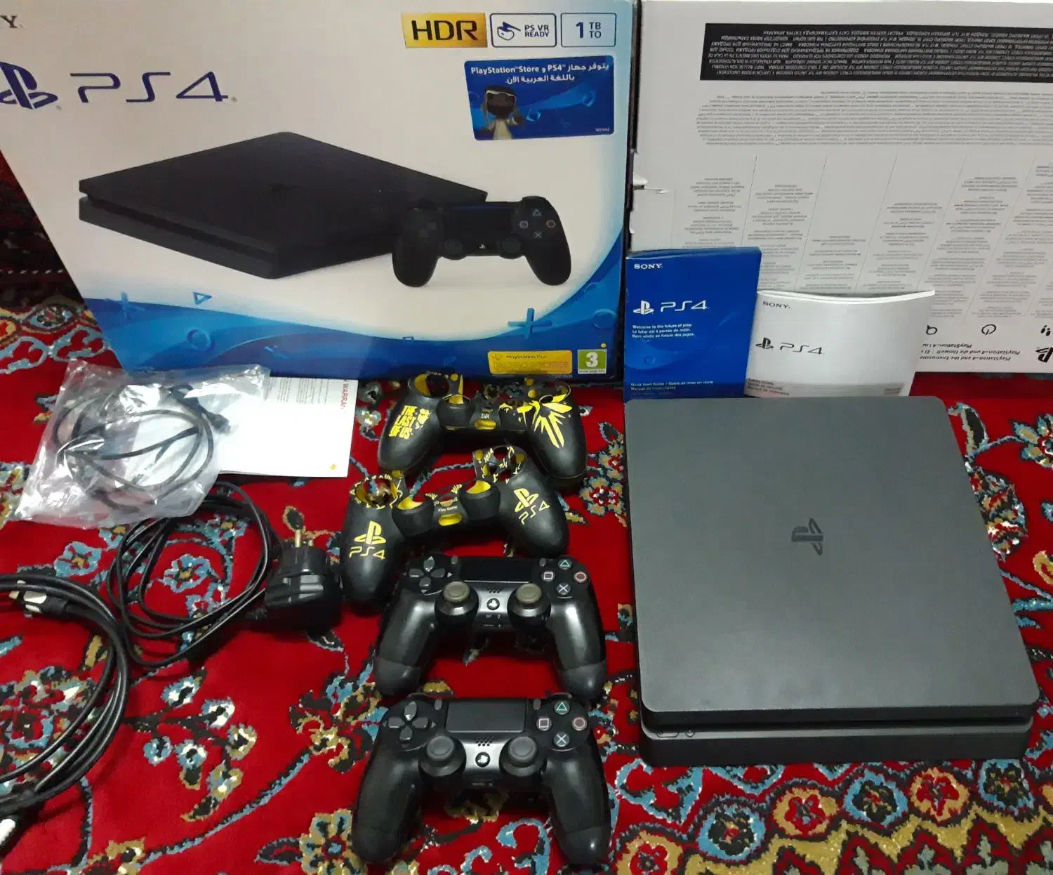 ps4 سونی اسلیم یکترا کپی خور دو دسته|کنسول، بازی ویدئویی و آنلاین|قم, امامزاده ابراهیم|دیوار