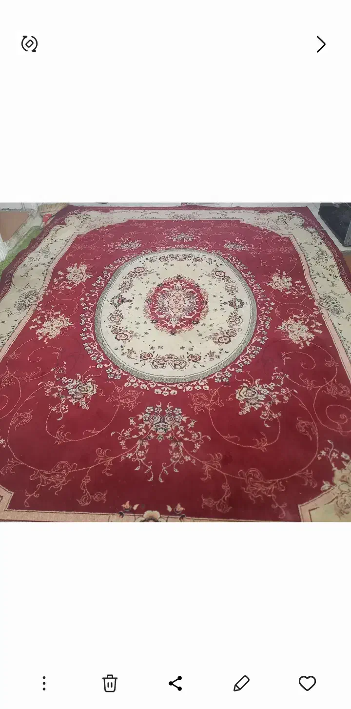 فرش ۱۲ متری. دست دوم‌ بدون پا‌رگی سالم درسپیدان‌|فرش|سپیدان, |دیوار