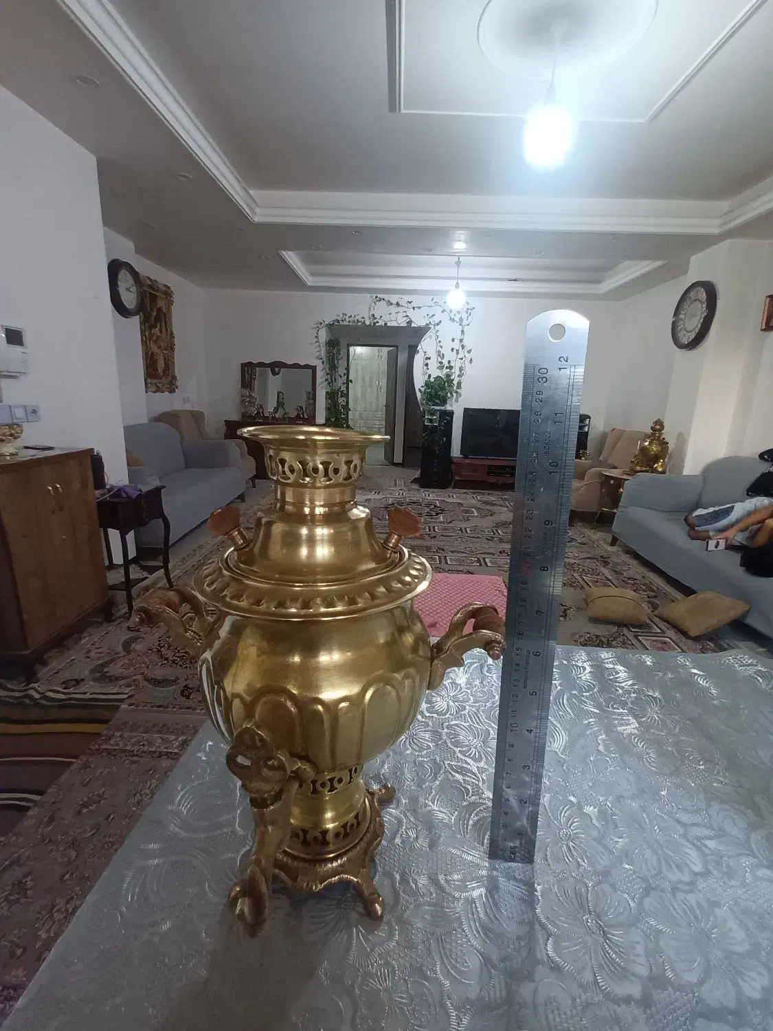 سماور برنجی|صنایع دستی و سایر لوازم تزئینی|بهارستان, |دیوار