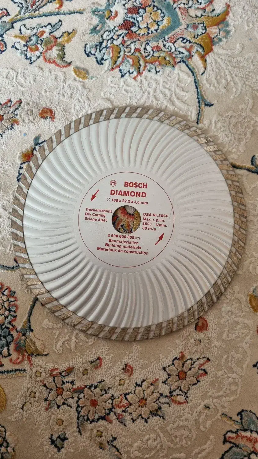 چهار عدد صفحه برش اصلی بوش متابو رستا سوئیسی|ابزارآلات|پرند, فاز ۵|دیوار