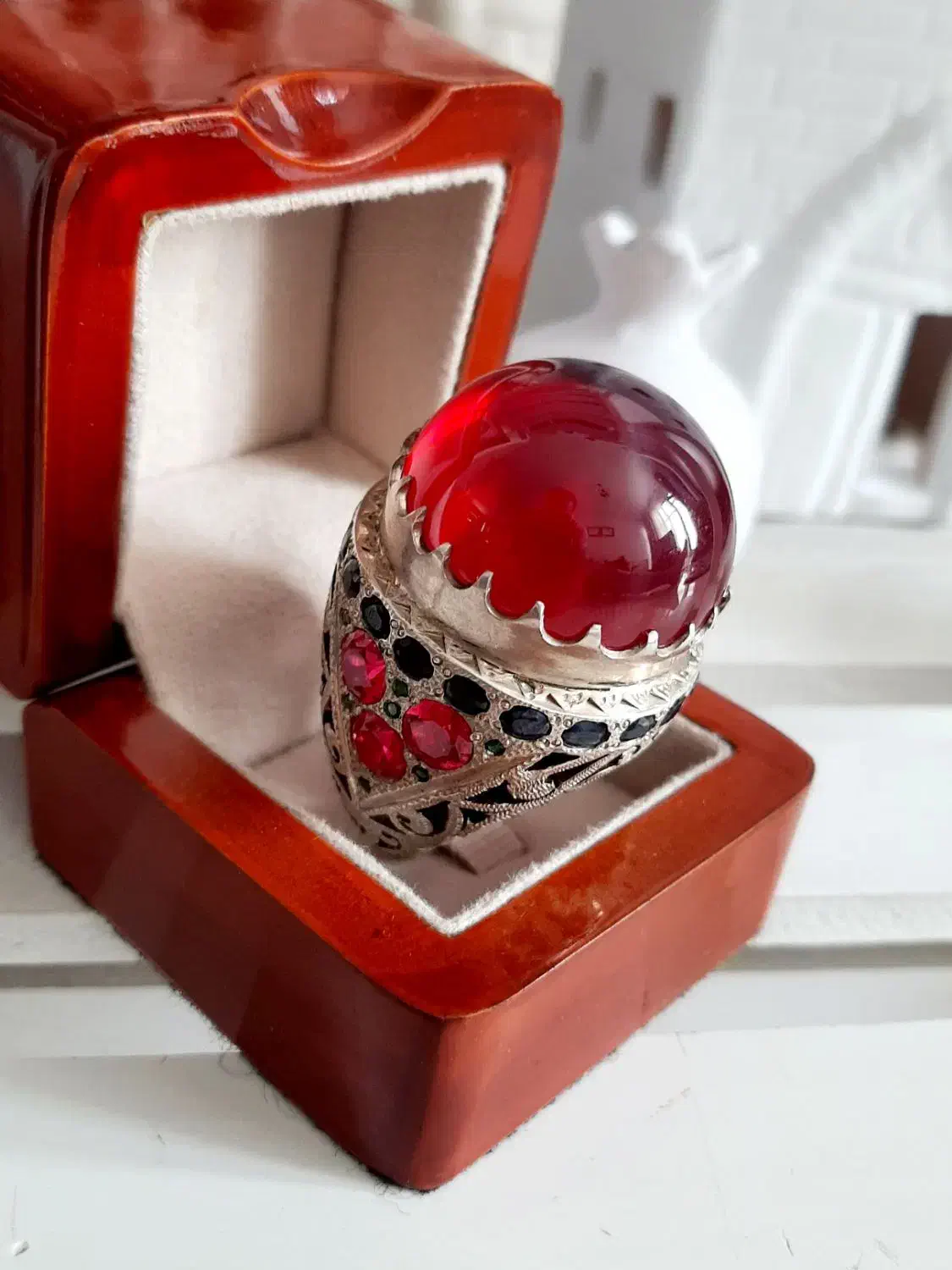 انگشتر جواهری یاقوت استار|جواهرات|فردیس, نسترن غربی|دیوار