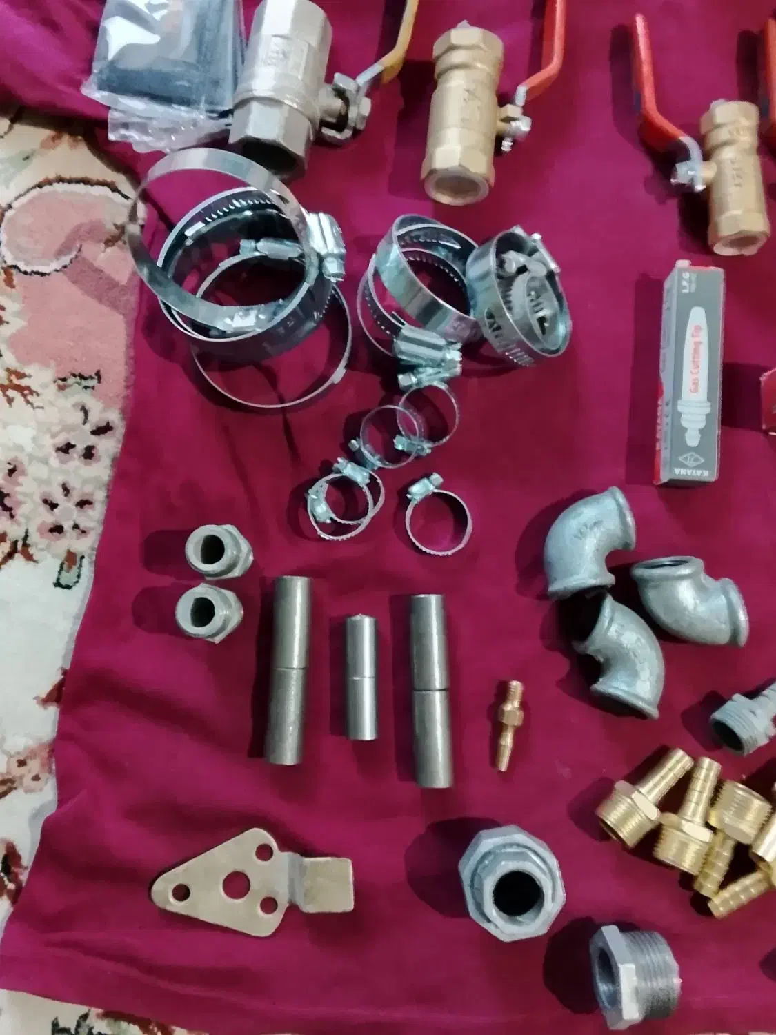 قطعات لوله کشی و جوشکاری باغبانی|ابزارآلات|فولادشهر, B6|دیوار